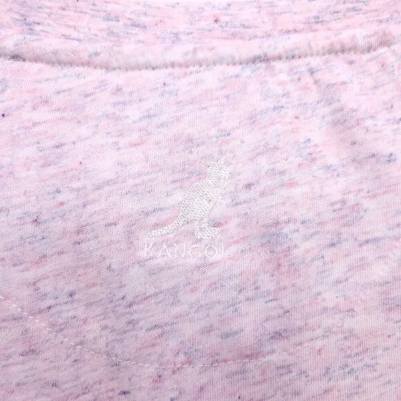 Kangol Raindrop Mens Long Sleeve Tshirt Size Large Heather Soft Crewneck Stretch - Picture 4 of 13